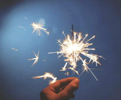 Cierges magique étincellants