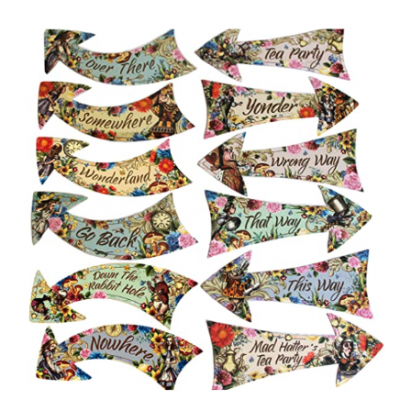 Flèche Alice au Pays des Merveilles