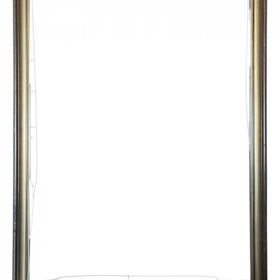 Cadre effet vieilli, métallisé