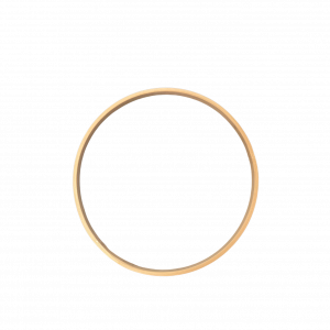 Cercle en bambou couleur claire