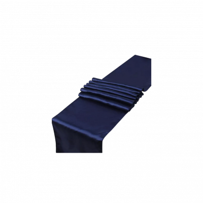 Chemin de table bleu nuit