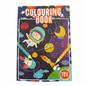Cahier de coloriage sur le thème de l'espace