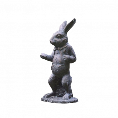 Lapin debout couleur laiton