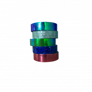 Ensemble de masking tape largeur moyenne couleur bleu, vert, rose