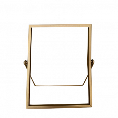 Porte menu sans vitre contour doré