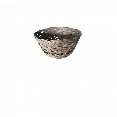 Panier rond en osier