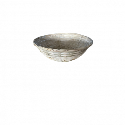 Panier ovale osier clair