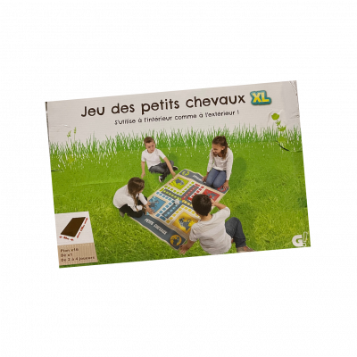 Boite de jeu petits chevaux format XL