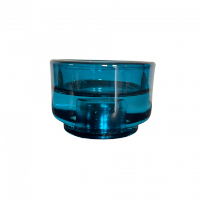 Bougeoir/photophore 2 en 1 bleu nuit