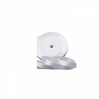 Ruban en satin blanc