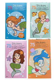 Pochette stickers sirène