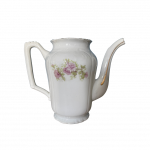 Théière en porcelaine fleurs violettes