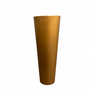 Vase bombé gold ovale