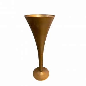 Vase bombé gold vin