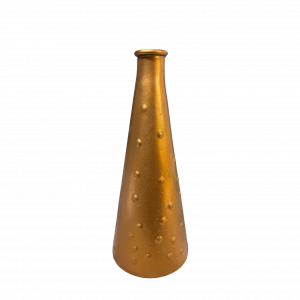 Vase bombé gold bouton