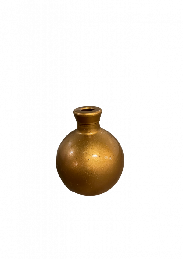 Vase bombé gold boule