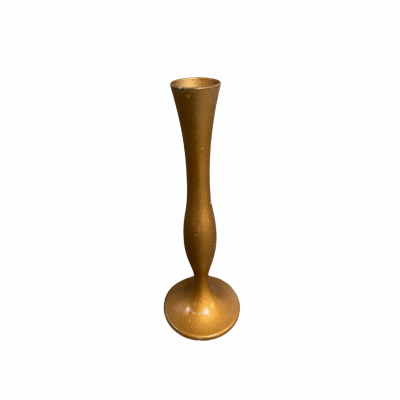 Vase bombé gold fin