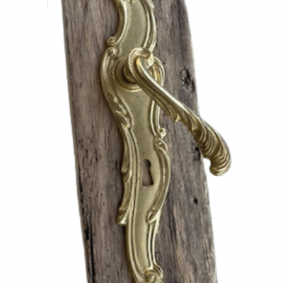 numéro de table bois avec poignée metal