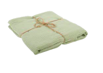 Chemin de table couleur vert d'eau